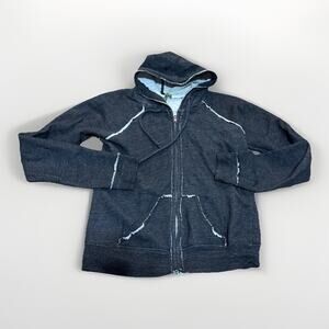 Alternative Earth Cozy Heathered Sweater Cardigan Raw Edge DominicanRepublic Sm